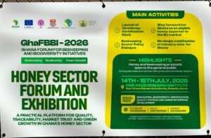 Read more about the article Inside GhaFBBI 2026: Ghana’s First National Forum for Beekeeping and Biodiversity